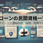 ドローン資格はどれがいい?ドローンの民間資格一覧【費用やメリットや講座内容、時間、特徴などを比較!】